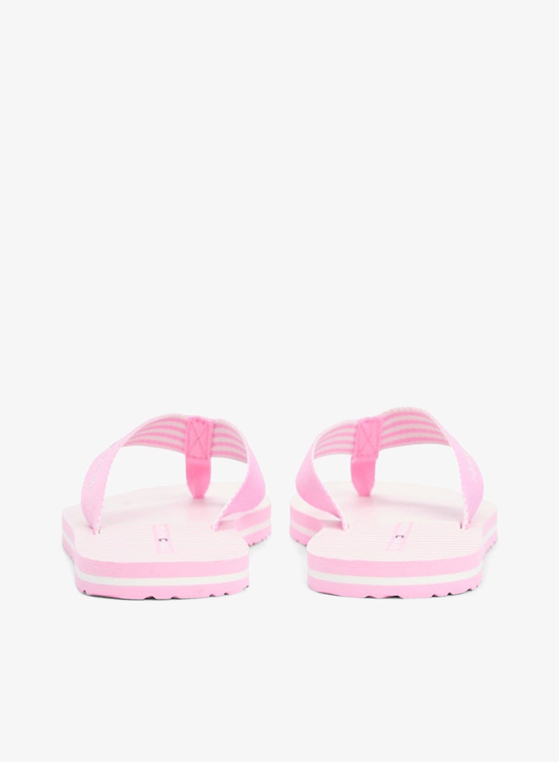 TOMMY HILFIGER Webbing Strap Ithaca Stripe Flip-Flops - Image 4